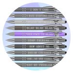 Pennen met sarcastische quote Your face is weird