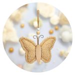 Warm vlindertje zand