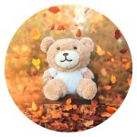 Klein knuffel beertje - bruin