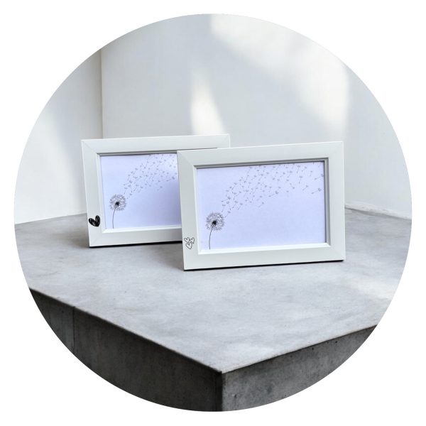 Fotolijstjes landscape-liggend met hartje