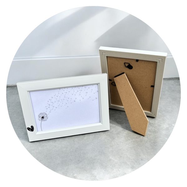 Fotolijstjes portret-landscape achterkant