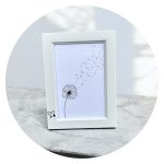 Fotolijstjes portret pleister hartje