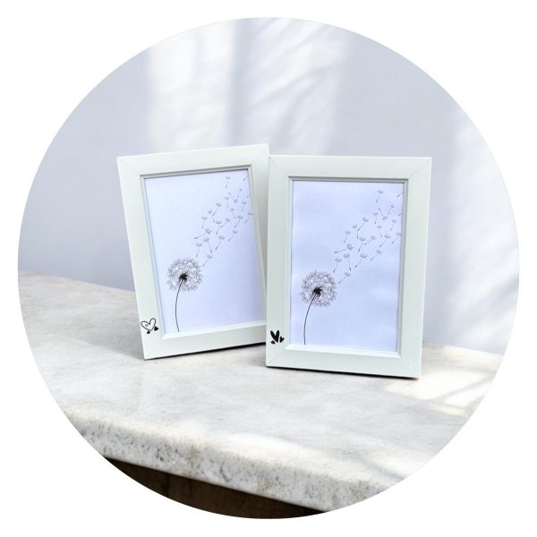 Fotolijstjes portret-staand met hartje