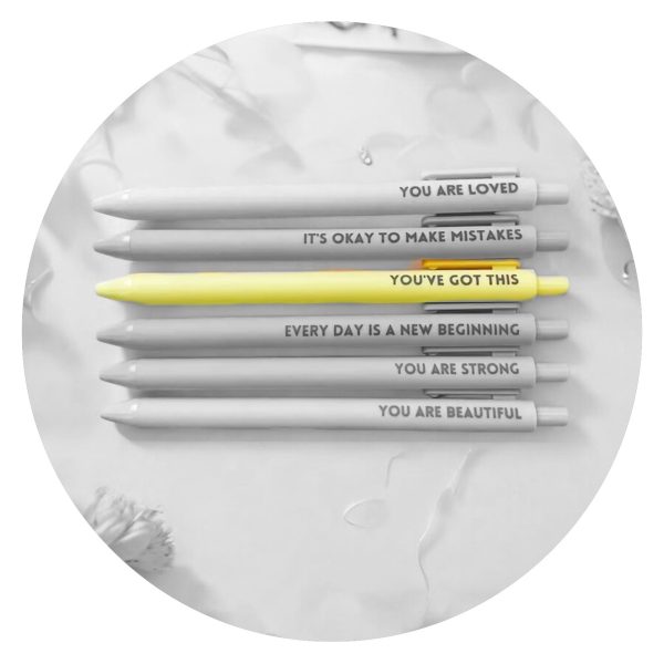 Pen in pasteltint met lieve quote YOU'VE GOT THIS