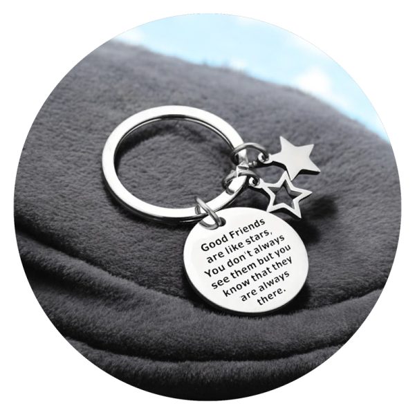Sleutelhanger good friends are like stars