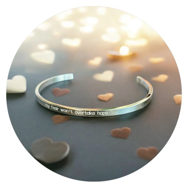Armband My fear wont overtake hope