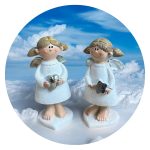 Ondeugend engeltje met hart of ster