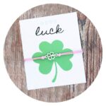 Armband Good luck roze