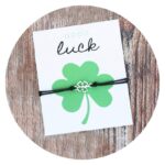 Armband Good luck zwart