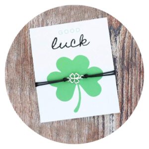 Armband Good luck zwart