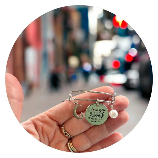 Armband - I love you to the moon and back