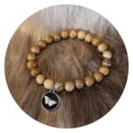 Kralenarmband met Picture Stone