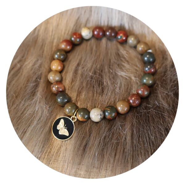 Kralenarmband met Red Turquoise