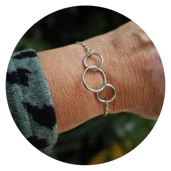 Armband ringen met hartje