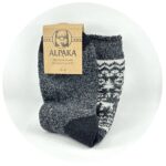 Alpacasokken donkergrijs