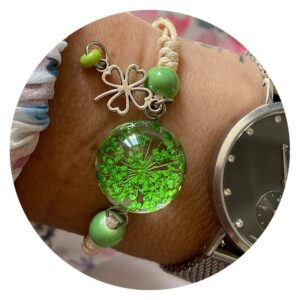 Armband | Klavertjes | Groen