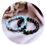 Armband dobbelstenen met hartje