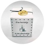 Berichtje in een sfeerlichtje