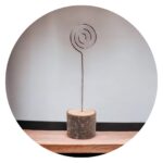 Fotohouder op boomstammetje