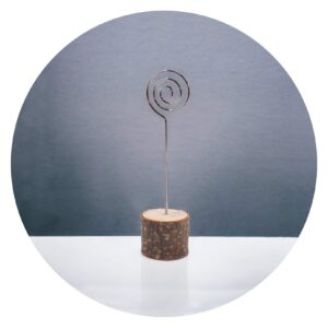 Fotohouder op boomstammetje