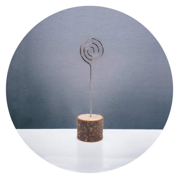 Fotohouder op boomstammetje