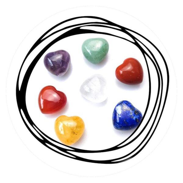 Chakra Stenen Hartvormig