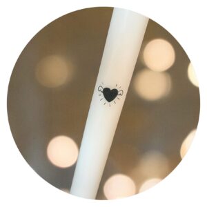 Dinerkaars met hartje