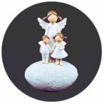 Lieve engel met 2 kinderen