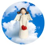 Engel met rood hartje