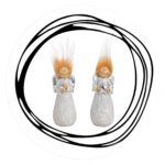 Engeltje met rode haartjes