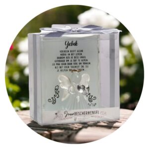 Geluk engeltje met spreuk