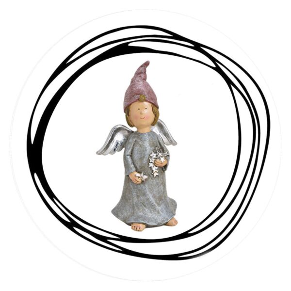 Grote engel met sterretjes