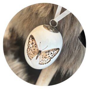 Hanger Ei met vlinder