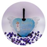 Keramieken hanger met gedichtje en Mijn Vriendin