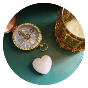 Hartvormige Rozenquartz