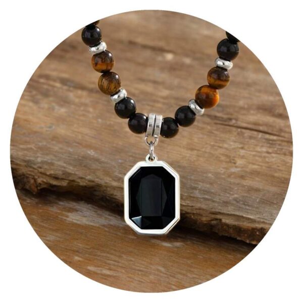 Herenketting met steen