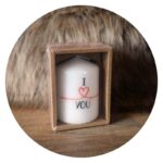 Kaars I love you en You & me