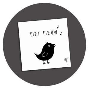 Zwart-wit kaart Fiet Fieuw