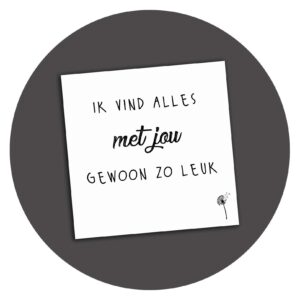 Zwart-wit kaart Zo Leuk