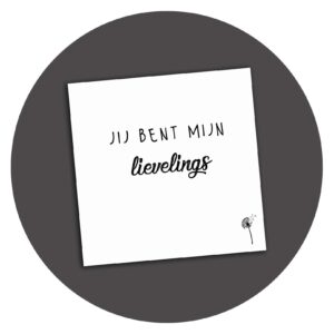 Zwart-wit kaart Lievelings