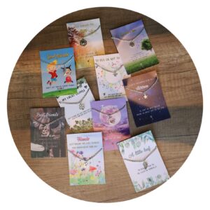 Lieve armbandjes op kaart | met bedeltje