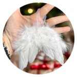 Decoratieve hanger veertjes