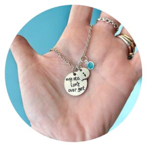 Ketting My Story isnt over yet blauw