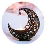 Maan waxinlelichtjeshouder