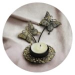 Lichtje met twee vlindertjes