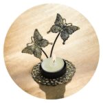 Lichtje met twee vlindertjes