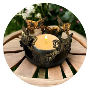 Lichtje met acht vlindertjes