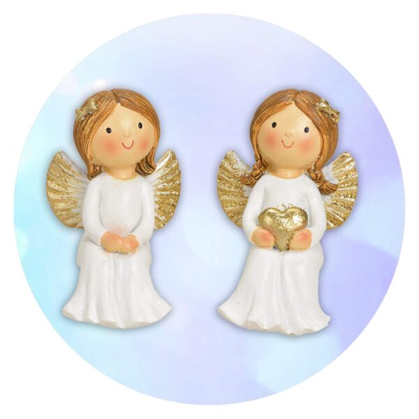 Lief engeltje zittend