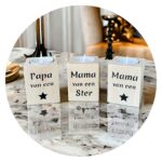 Lichtje Mama-papa van een ster