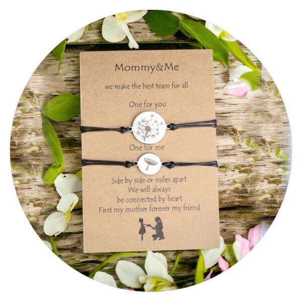 Set van twee armbandjes Mommy and me